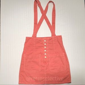 Free people Suspender Skirt